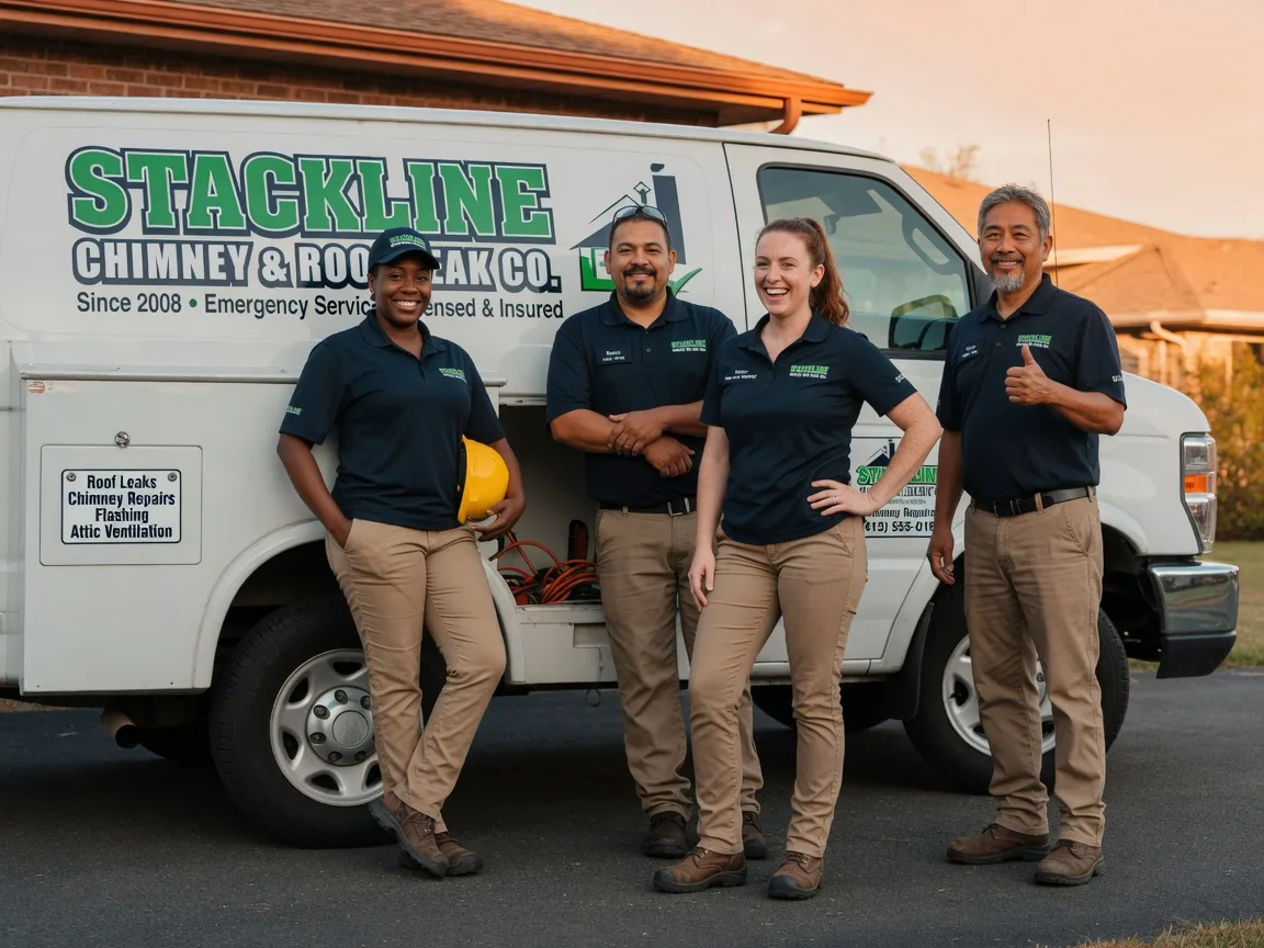 Chimney flashing repair company in Weston, MO